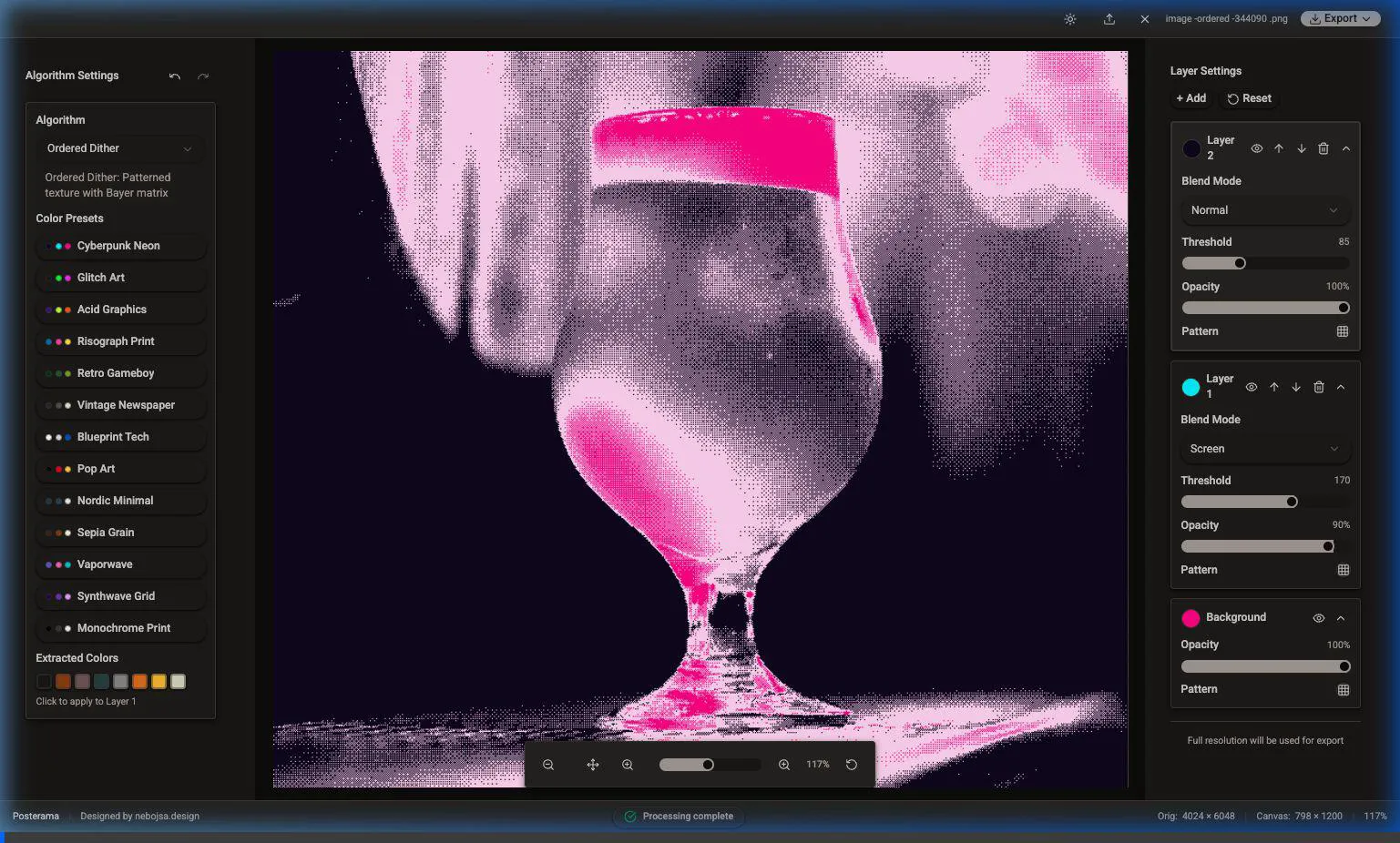 PosteramaInteraction